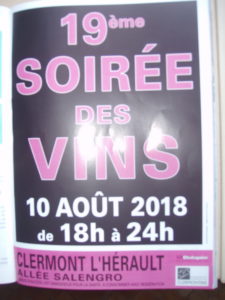 SOIREE DES VINS en coeur d'Hérault